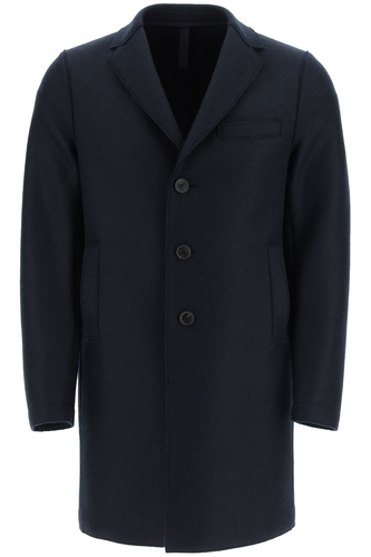 HARRIS WHARF LONDON 남자 아우터 점퍼 regular coat in pressed wool C9101MLK 359