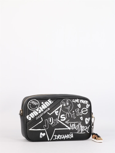 골든구스 여성 크로스백 숄더백 Star Bag with graffiti print GWA00101