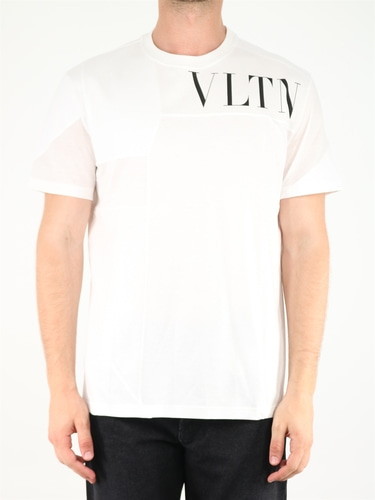 발렌티노 남자 티셔츠 반팔티 VLTN patchwork WV3MG09S