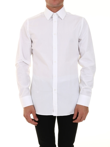 구찌 남자 셔츠 Classic white cotton 625884