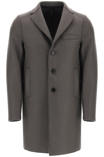 HARRIS WHARF LONDON 남자 아우터 점퍼 regular coat in pressed wool C9101MLK 186