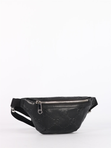구찌 남자 벨트백 Belt bag with GG motif embossed 658582