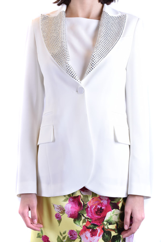 블루마린 여성 블레이져 자켓 White Polyester EZBC103049