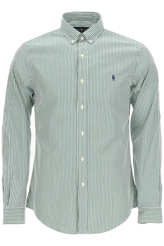 랄프로렌 남자 셔츠 striped cotton 710849298 PNWHT