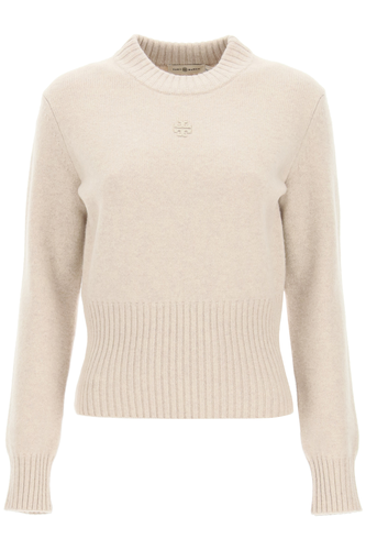 토리버치 여성 니트 스웨터 monogram embroidered sweater 84264 111