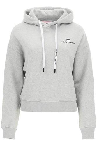 키아라페라그니 여성 상의 sweatshirt with hoodie and logo 71CBIT09 802