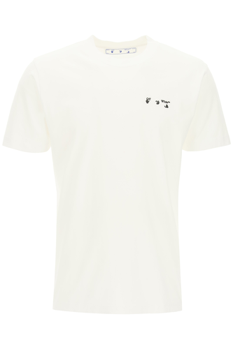 오프화이트 남자 상의 ow logo t-shirt OMAA027F21JER001 0110