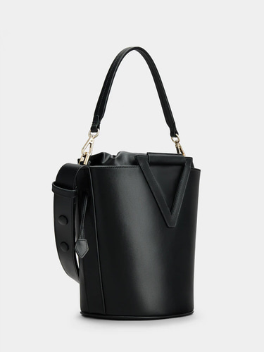 로저비비에 여성 숄더백 Black medium RV Bucket bag RBWANNK0300
