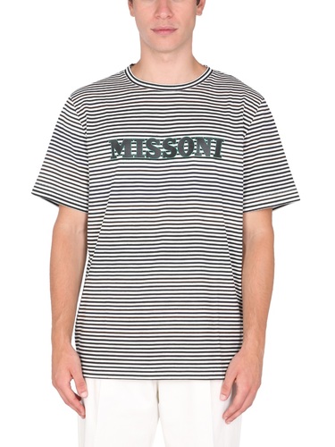 미소니 남자 티셔츠 WITH RUBBER LOGO MUL00037
