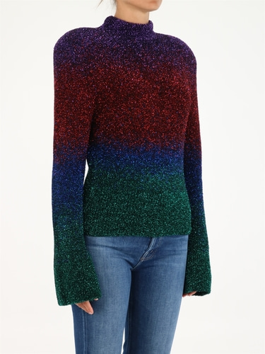아티코 여성 니트 스웨터 Multicolor Kenna pullover 214WCK23