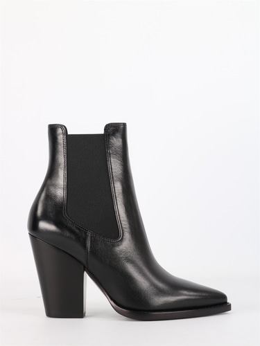 생로랑 여성 신발 Theo Texan boot in leather 636146