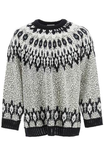발렌티노 남자 니트 스웨터 oversized animalier sweater WV0KC17V7W0 Y62