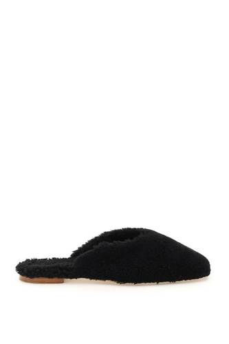 SLEEPER 여성 플랫슈즈 발레리나 lulu shearling slippers SA003S BLACK