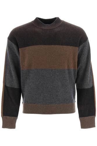 지제냐 남자 니트 스웨터 Z wool and cashmere striped sweater VYD60 505