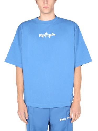 팜엔젤스 남자 티셔츠 WITH DOUBLED LOGO PMAA002