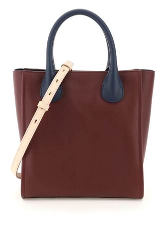 끌로에 여성 토드백 핸드백 Chloe joyce small shopping bag in multicolour leather CHC21WS458F54 601