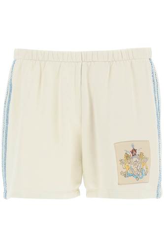 LIBERAL YOUTH MINISTRY 남자 바지 logo sport shorts with crystals SH04BCRL 04