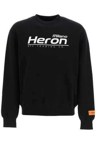 헤론프레스턴 남자 니트 스웨터 hp trading logo sweater HMHE006F21KNI002 1001