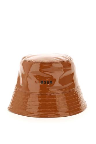 엠에스지엠 patent effect fabric bucket hat 3142MDL101 28T